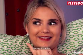 Hornyhostel - Lika Star Small Boobs Ukrainian Blonde Fucks Her Horny Roommate - Letsdoeit