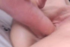 Nice tight wet pussy getting fucked rough close up penetratio