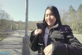 Public Agent Petite Asian Hottie Alina Crystall Gives Outstanding Blowjob