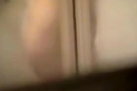 Blonde girl shower spy cam scenes spied through window