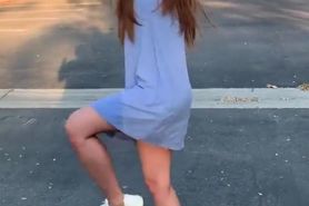 Inked Skater Teen Vanessa Vega Squirting And Fucking In Public POV