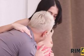 RIM4K. Marta loves to push her tongues into ass of lucky Colin