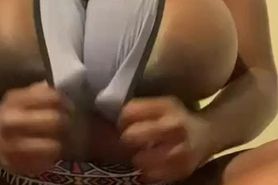 Big ebony bounce boobs