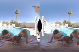 Naughty America - Smoking hot babes join you poolside on a beautiful day out