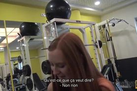 HUNT4K&period; Naive gym bunny has sex with rich man