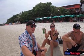 Two week millionaire trip in Thailand came to an end with a blowjob