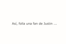 Spanish Justin Bieber fan fucking and sucking
