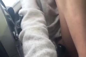 Anal rides the gearshift