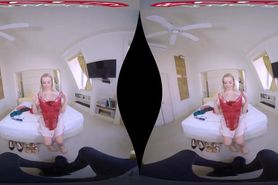Czech Blonde Victoria In VR Porn