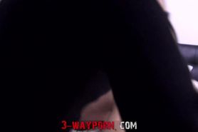 3-Way Porn - Bisexual 3Some with 2 Hot Guys & Sexy Red Head Teen