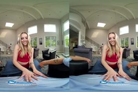 Blonde Girl Lily Larimar Jumping On Your Hard Cock