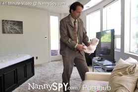 NANNYSPY Step Dad Fucked For Pity