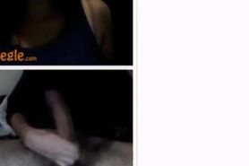 teen tease and react to big dick omegle