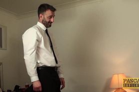 PASCALSSUBSLUTS - British Maid Amber Deen Hammered By Master