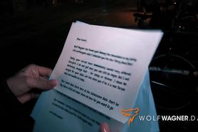 Harleen Van Hynten's Blind Date cums on her fake tits! WOLF WAGNER wolfwagner.date