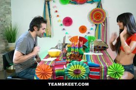 Hot Mexican Chick Eliza Ibarra Celebrates Cinco De Mayo With Lucky Stud