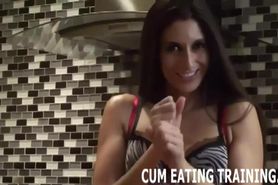 Cum Eating Instructions And POV Femdom Fetish Videso