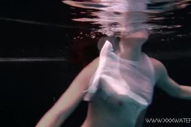 Actual mermaid super hot girl underwater