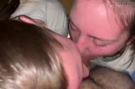 One lucky guy with 2 bisexual young girls