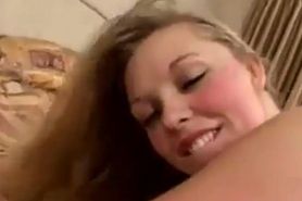 Horny blonde anal