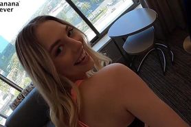 Sweet Blonde Social Media Star Give Her Fans Extra Funs - BananaFever AMWF