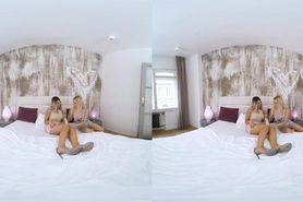 Bedroom Threesome with Wife and Friend