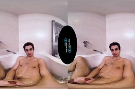 Bathtub Masturbation in VirtualRealGay