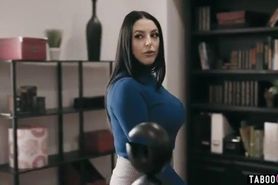 Therapist Angela White has a threesome with clients
