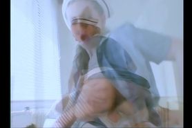 Nurse Suzana heals with her big natural boobs upscaled to 4K