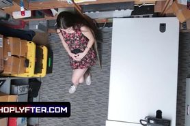 Hot Teen Anastasia Rose Tried To Swindle Store Owner But Get Fucked In Return