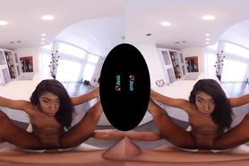 VRHUSH Skinny ebony babe Amari Anne wants your big white dick inside her in virtual reality
