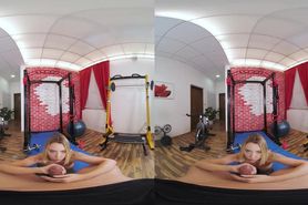 Sexercise with Fit Blonde in VR