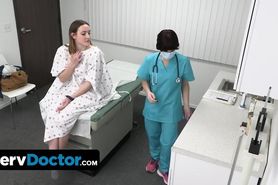 Curvy Vixen Gives The Perv Doctor To Examine Her Deep Cavities If He Prescribes Her What She Wants