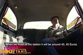 Female Fake Taxi Big boobs sexy blonde fucked