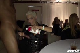 Crazy Girls Turn Black Dick Slut At Stripper Party