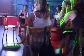 Cheating wives girlfriends suck dick at strip show