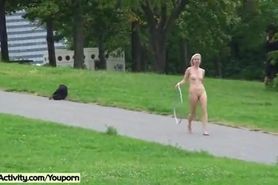 Lucie - Hot Public Nudity With Sweet Blonde