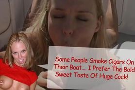 BOATING BJ – NAKED IN PUBLIC NIP CUM SWALLOWING