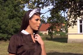Black Gardener fucks Romanian Maid ( No Audio )