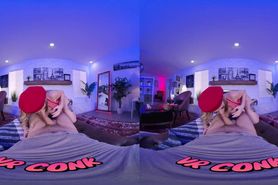 VR Conk Cute Lollipop Seller Sucking Like A Pro VR Porn