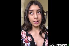 Beautiful LATINA Teen Fucks Sugar For Extra Bills
