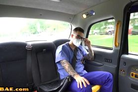 FAKEHUB - Bigass taxi babe pussy fucked outdoor by her client