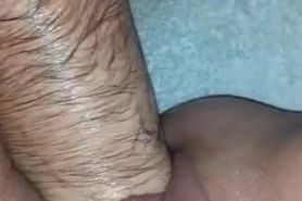 My lover fucks me so rough with his fists