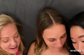 Lesbians Play With Ophelia'S Nice Boobs