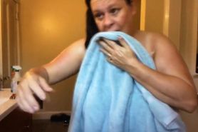 Bbw Wife Big Boobs And Nipples After Shower