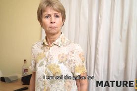 MATURE4K. Mature maid cant wait to be drilled by employer for good job