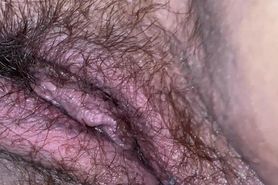 My wife pussy after cream pie