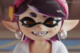 Marie - Callie playing with a dick (Animation with sound)
