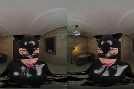 Teen Girl In Latex Catsuit Kylie Rocket As Catwoman Seducing And Fucking Batman