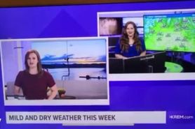 Leaked Porn Video on Weather News TV